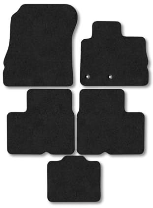 Renault Grand Scenic (2016-2024) Carpet Car Mats | Black Edge Trim Tailored Fit Floor Mats Full Coverage Protection Accessories Easy Clean Anti Slip Made in the UK