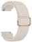 ZGCE 20mm Uhrenarmband Gewebtes Nylon Uhrenarmbänder, Mit Verstellbarer Metallschnalle, Schnellverschluss Sport Ersatzarmband 20mm Armband für Damen und Herren, Sternenlicht