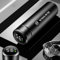 Auto Thermobecher Kaffeebecher mit Badge für Volvo V90,Edelstahl Isolierbecher Travel Mug LED Touchscreen Doppelwand Vakuum für Warme und Kalte Getränke Geschenk für Männer,A