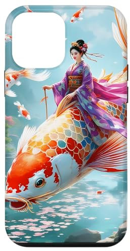 iPhone 12 mini Fantasy Cute Fish Japanese Girl Case