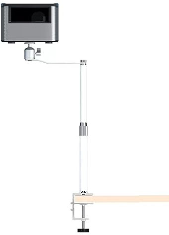 ADERFETBI Support Videoprojecteur Support de projecteur poinçonnage Gratuit Universel Contre Le Mur lit coulée Plafond télescopique étagère Fixe Bureau projecteur étagère Support Projecteur(B)