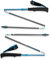 BLACK DIAMOND Distance Carbon Z Trekking- und Laufstöcke, 1 Paar, faltbar, ultraleicht, feste Länge, Kohlefaser-Wanderstöcke, Desert Sky, 130 cm