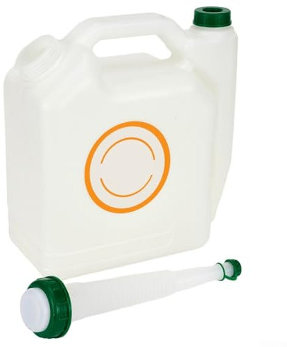 5 Litre Oil Petrol Fuel Mixing Bottle Tank, Petrol Fuel Mix Bottle For Chainsaw Trimmers Lawn Mowers 20:1~50:1
