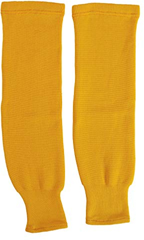 SHERWOOD - Erwachsenen Hockeystutzen NHL Senior I Schienbeinschutz I Stutzen für Hockeyspieler I ideale Passform I 100% Polyester, Gelb