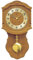 Wanduhr Holz Wanduhr Quarzuhr mit Pendel Holzgehäuse Eiche