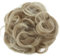 CAISHA Scrunchie Haarteil Haargummi Dutt Haarverdichtung Groß Emilia Gewellt Unordentlich DM15cm Hellblond G10E