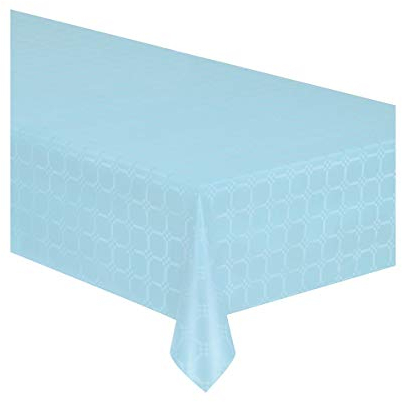 Generique - Nappe en Rouleau Papier damassé Bleu Pastel