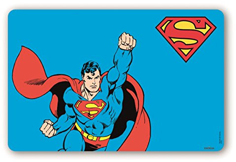 Excelsa Platzdeckchen Superman 44 x 29 cm hellblau
