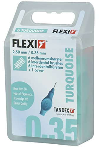 Tandex Flexi Interdentalbürsten türkis x-micro, 6 Stück