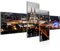 Runa Art Bild Modern Köln - Made in Germany - Wandbilder Kölner Dom Grau 4 Teilig 601542c