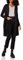 Amazon Essentials Cardigan Leggero A Maniche Lunghe con Apertura Frontale, Lunghezza più Lunga (Disponibile in Taglie Forti) Donna, Nero, L