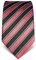Vincenzo Boretti Cravate homme, pure soie, haute densité de tissage, anti-tâches, anti-salissures, hydrofuge, longue, accessoire élégant pour la chemise et costume - à rayures vieux rose