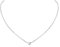 ChicSilver Silber Kette Buchstabe D Anhänger Herz Kette Damen 45cm lang Sommer Halskette