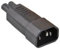 Auline IEC Female Kettle C13 C14 to C7 Figure 8 Mains Cable Adaptor Convertor