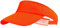 MK MATT KEELY Sun Visor Hat Sports Adjustable Baseball Cap with Outdoor UV Protection for Women Men Orange