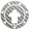 DualColorStampe Aufkleber Tankdeckel kompatibel mit KAWASAKI ZX-11 ZXR-250 (95-97) Carbon Motorrad M0218 (Carbon Silber)