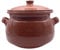 Extra Large Terracotta Cooking Pot with Lid 7l