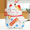 Neko Glückskatze als Spardose, Chinesisch Feng Shui Glückskatze Figur Maneki Neko Spardose für Jungen Mädchen Home Dekoration Geburtstag Geschenke(17cm/6,9 Zoll)