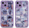 [2 Stück] für Apple iPhone XR - 6,1 Hülle, Süßes Stitch Karikatur Anime Farbe Silikon Schutzhülle Kameraschutz Weiche TPU Stoßfest Bumper Handyhülle für iPhone XR, 02