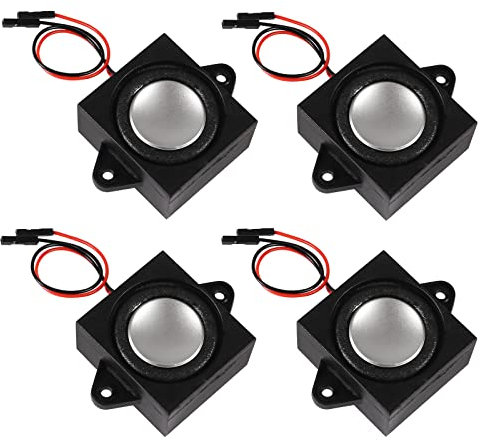 4PCS 3 Watt 8 Ohm Single Cavity Mini Speaker Full-Range Cavity Mobile Portable Advertising Machine Speaker Connector Separating Interface 3.3V 5V for a Variety of Small Electronic Projects