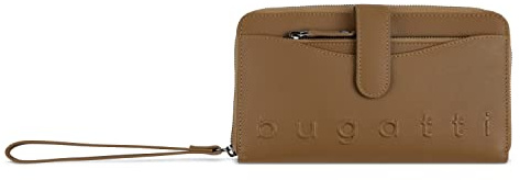 bugatti Daphne Zip Around Wallet Cognac