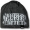 Yakuza Unisex YFS Beanie, Dunkelgrau Meliert, Einheitsgröße