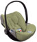 Ukje Bezug Kompatibel mit Cybex Cloud Z, Z2 & T i-size Autositz - Kindersitzbezug - Babyschale-Einlage – Neugeborenen-Stuhlbezug – Schutzhülle aus Baumwolle (Groen Wafel)