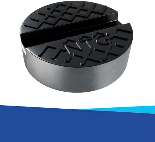 NTG Gummiauflage für 2to Wagenheber 2 für Verschiedene Modelle mit Extra Aufnahme auf der Rückseite, sicherer Halt | Power PAD | Wagenhebergummi Auflage Wagenheber Jack pad (Mit Aufnahme 2 Stück)