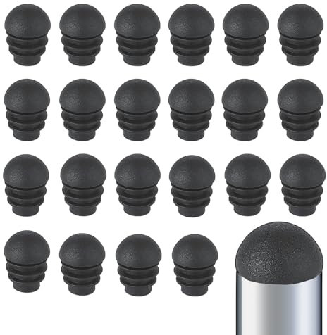 60 Pcs Chair Leg Caps, Chair Leg Floor Protectors, Furniture Pads Floor Protectors, Rubber Feet for Garden Furniture, Plastic Plug Protectors for Chairs Table Legs (16mm)