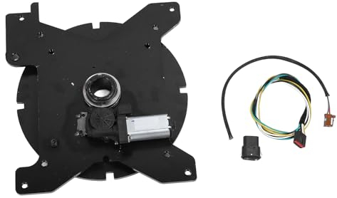 Elektrischer Drehsitz, Drehbare Basis für Wohnmobil-Sitz, 360-Grad-Drehung, Universelle Passform, Starke Belastung, Drehsitz-Montageplatte für Wohnmobile, LKWs, MPVs