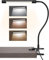 Hifree Aluminium-Leselampe Buch Klemme, LED-Buchlampe mit 360°-flexiblem Schwanenhals, Leselicht mit 10 Helligkeitsstufen, verstellbare Schreibtischlampe fürs Lesen/Arbeiten/Reisen (Energieklasse E)