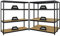 PROREGAL Mega Deal 3er-Set Schwerlastregal Giant Elephant 160x150x45cm mit 4 Ebenen Fachlast 200kg Schwarz, Kellerregal, Steckregal, Garagenregal, Lagerregal