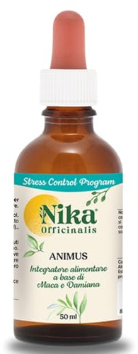 ANIMUS - Integratore Naturale in Gocce con Maca e Damiana. Supporta l'Organismo in Condizioni di Ansia e Stress e potenzia la Tonicità fisica e mentale- 50ml