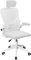 Mars Gaming MGC-ERGOPLUS, Silla Ergonómica Profesional, Soporte Lumbar Dinámico Adaptable, Malla Transpirable, Altura Regulable entre 115-125cm, Reposabrazos Plegables, Reposacabezas Ajustable, Blanco
