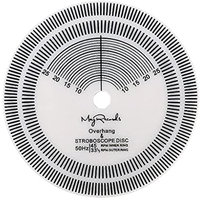 LP Vinyl Turntables Strobe Disc Protractor Speed Test Speed for Adjust Tool