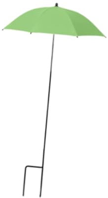 perfk Ombrello da Sole 133 Cm, Ombrello Protettivi per Piante Funzione di Altezza Regolabile, Garden Ombrello per Proteggere Piante in Vaso, Aiuole, Verdure O Fiori, Verde