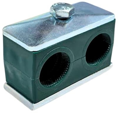 30mm, Group 4, Double Polypropylene Complete Hydraulic Tube/Pipe Clamp