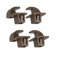Masterpart Soportes de estante delantero y trasero para microondas Balay 10023499