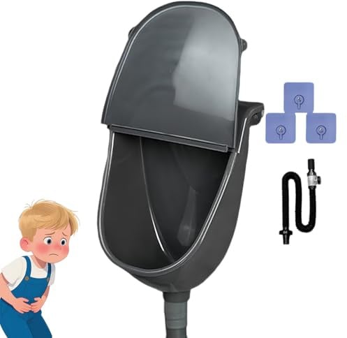 Wandmontiertes Urinal Mit Deckel,standurinal Mit Deckel,men's Urinal Wall-mounted Pissoir,Tragbare Urinabscheider Für Jungens Und Männer, Camping, Wohn-mobil, Garten-A