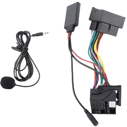 Bluetooth 5.0 AUX-Kabeladapter mit Mikrofon für E60 E63 E64 E65 E66 E87