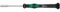 Wera 05118114001 2069 Tournevis électronicien à douille, 3.0 mm x 60 mm, Noir/vert