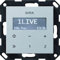 Gira 228426 Unterputz Radio RDS ohne Lautsprecher System 55, alu