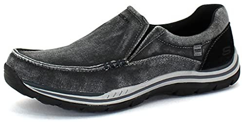 Skechers Men's Expected-Avillo Moccasin, Black, 10 UK