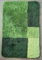 Spirella Prisco Green Grün Badteppich Badematte 70x120cm. Vorleger Swiss Design