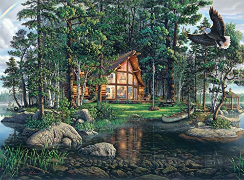 Buffalo Games Freedom's Promise by Kim Norlien Jigsaw Puzzle (1000 Piece) by Buffalo Games