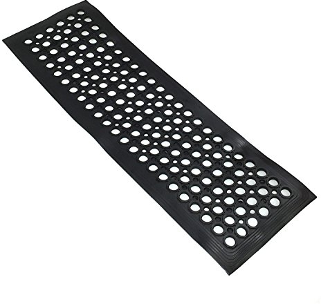tr tools Outdoor and Indoor Heavy Duty Rubber Entrance Mats Anti Slip Drainage Door Mat Flooring (30cm X 90cm)