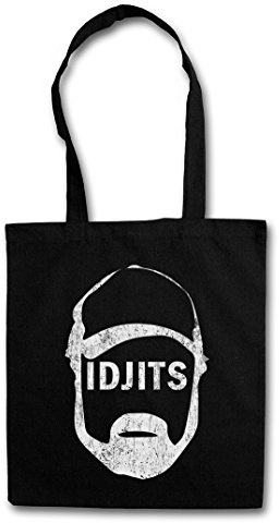 Urban Backwoods Idjits Hipster Bag Beutel Stofftasche Einkaufstasche