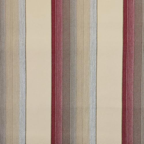 Stoff für Markisen A Meterware ab 50 cm – Höhe Feste des Rolle 140 oder 200 cm – Festzelten Außenbeleuchtung, in verschiedenen Muster Gestreift, Acryl Dralon 100% Riga Gradient Gewicht 230 gm2 sehr