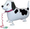 Kopper-24 Airwalker Ballon Dalmatiner Hund - laufendender Hunde Luftballon Tier Helium Walking Folienballon Deko für Kinder Geburtstag Party Hochzeit Kinder Geschenk JGA Dekoration Tierballons Laufen