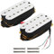 FLEOR Micro Humbucker à double bobine pour micro de guitare électrique Blanc
